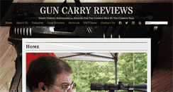 Desktop Screenshot of guncarryreviews.com